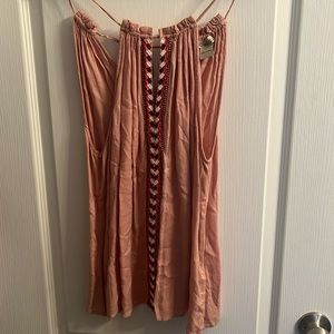 Lucky Brand woven linen top size Small